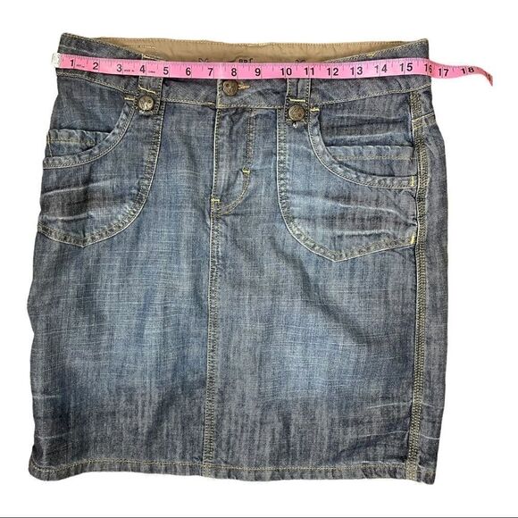 Springfield SPF Europe Women’s Size 10 Blue Denim Pencil Jean Skirt Classic - Picture 4 of 10